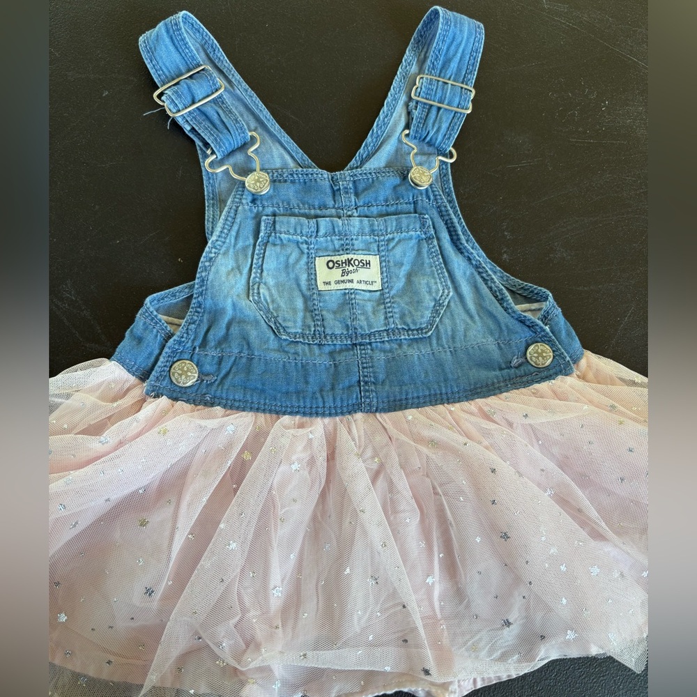 OshKosh B'gosh toddler girl overall tutu dress